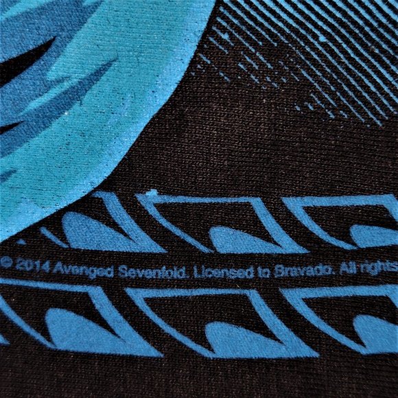 Avenged Sevenfold Skeleton A7X metal rock Official T-Shirt 2XL XXL NWT - Picture 3 of 3